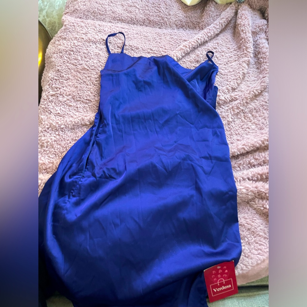 Satin mini dress